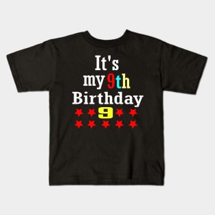 It's My 9th Birthday Kids T-Shirt